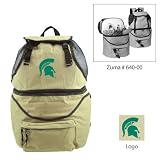 Michigan State Spartans NCAA Zuma Insulated Backpack (Beige)