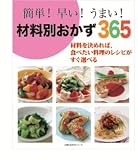 簡単！早い！うまい！材料別おかず365 (主婦の友生活シリーズ)