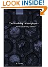The Possibility of Metaphysics: Substance, Identity, and Time