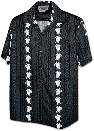 Turtle Panel Men's Aloha Shirts