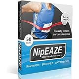 NipEaze - 4pack Value - The Original Transparent Nip Protector - Nipple Chafing Prevention; 50-62pairs