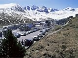 Ski Resort on French Border, Pas De La Casa, Andorra, Pyrenees Art Photographic Poster Print by Jeremy Bright, 12x9