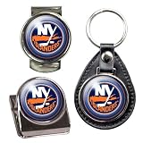NHL New York Islanders Three Piece Key Chain, Money Clip & Magnet Clip