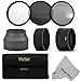 Professional Accessory Kit for NIKON COOLPIX L830 L820 L810 Camera - Includes: Vivitar Filter Kit (UV, CPL, ND8) + Lens Adapter Tube + Collapsible Rubber Lens Hood + MagicFiber Microfiber Cleaning Cloth