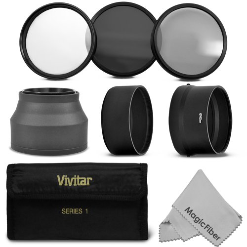 Professional Accessory Kit for NIKON Coolpix L820 L810 Camera Includes Vivitar Filter Kit (UV