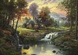 Thomas Kinkade, Holzhaus am Bach, 1.000 Teile - 