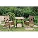 Valencia Three Piece Skirted Outdoor Bistro Patio Set
