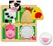 Jumbo Spiele 18017 - Holzpuzzle Bauernhoftiere mit Plüscheinlagen