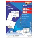 DECAdry Postcards 200gsm Microperforated 4 per A4 Sheet 148.5x105mm  - Ref OCB3325 (Pack 100 Cards)