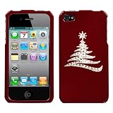 APPLE AT&T SPRINT VERIZON IPHONE 4 4S 4G 16GB AND 32GB HARD PLASTIC DESIGN RED AND WHITE CHRISTMAS TREE RHINESTONE CRYSTAL BEADS SNAP ON CASE COVER APPLE AT&T SPRINT VERIZON IPHONE 4 4S 4G 16GB AND 32GB HARD PLASTIC DESIGN RED AND WHITE CHRISTMAS TREE RHINESTONE CRYSTAL BEADS SNAP ON CASE COVER