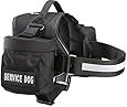 Service Dog Harness with Removable Saddle Bag Dogs Backpack Harness Pack Carrier Traveling Carrying Bag. 2 removable Velcro patches. Please measure dog before ordering. Made by Doggie Stylz