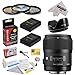 Sigma 340306 35mm F1.4 DG HSM Lens for The Nikon D3100, D3200, D3300, D5100, D5200, D5300 - Includes 67MM 3 Piece Pro Fi