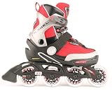 Rebel Kinder Inliner Malibu rot verstellbar Groesse 32-35 M