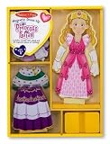 Melissa & Doug Deluxe 24-Piece Princess Elise Magnetic Dress-Up