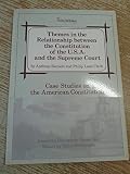 Themes in the relationship between the constitution of the USA and theSupreme Court