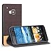 HTC One M9 Case, NOOT PRODUCTS [Ultra Slim] One M9 Wallet Case Premium Slim-Fit Protective Nylon Folio Case with Card Slot Holster and Premium Grade TPU Casing [Flip Hard Case] Cover Made for HTC One M9 (Hima) 2015