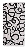 Citta Design 'Flux' Bath Sheet Luxury Bath Towel, Oyster/Carbon, 63x39 inches