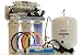 iSpring 100GPD 6-Stage Reverse Osmosis RO UV Water Filter System with Booster Pump, Luxury faucet, Clear housing, and 110V & 220V