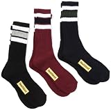 (ナノ・ユニバース)nano・universe ローゲージ3本ラインクルーSOX 1046113550611
