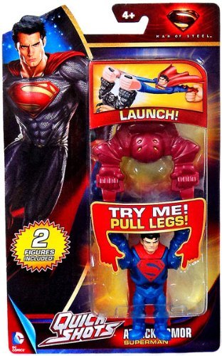 Man of Steel Movie Quick Shots Attack Armor Superman