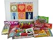60th Birthday Gift Box Peace & Love - Retro Candy
