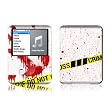 Crime Scene Revisited Design Protective Decal Skin Sticker for Apple iPod nano 3G (3rd Generation) 4GB/ 8GB Player
