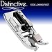 Distinctive Edge Joining / Stitch in the Ditch Sewing Machine Presser Foot - Fits All Low Shank Snap-On Singer*, Brother, Babylock, Viking (Husky Series), Euro-Pro, Janome, Kenmore, White, Juki, Bernina (Bernette Series), New Home, Elna and More!