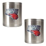 NBA Charlotte Bobcats Two Piece Stainless Steel Can Holder Set - Primary Logo