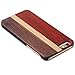 iPhone 6/6s Wooden Case - VENA® [NEU Unity] Ultra Slim Genuine Wood Backplate Hybrid Case for Apple iPhone 6/6s (4.7