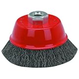 Buy 3 Crimped Carbon Steel Wire Cup Brush 5 8-11 NPT arbor; Includes 10x1.24 and...