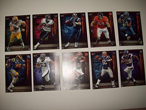 NFL Fathead Set of 10 Assorted NFL Superstars Players Official Vinyl Wall Graphics (10 Count)
