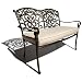 Strathwood St. Thomas Cast Aluminum 2-Seater Loveseat with Cushion