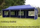 Falt Pavillon / Partyzelt 3x9m weiß, Faltpavillon + Seitenteile