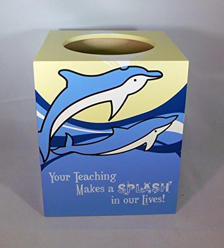 Wooden Dolphin Tissue Box Cover - A Nice Gift for a Special Teacher