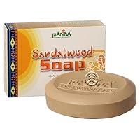 Madina Sandalwood Soap 3.5ozx6 Bars 100% Vegetable Base