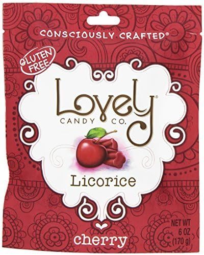 Chewy Candy Cherry Licorice, 6 Ounce