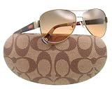 Coach HC7003 9012/ 95 L012 Kristina Gold & Tortoise Metal Aviator Sunglasses
