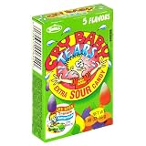 Cry Baby Tears Extra Sour Candy, Five Flavors, 1.9-Ounce Boxes  (Pack of 48)
