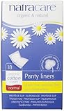 Natracare Normal Wrapped Panty Liners, 18 Count