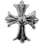 Gothic Cross -Stud Earrings Sterling Silver