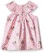 Mud Pie Toddler Girls' Sleeveless Smocked Neckline Sun Dress, Pink Sunflower, 4T