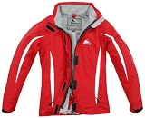 COX SWAIN Damen Multifunktionsjacke NOVA, Farbe: Red/White, Größe: XL