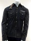 Ed Hardy - Ed Hardy By Christian Audigier Western Mens Denim Shirts EDM020W1DE