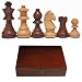 Staunton, Weighted Tournament Chess Pieces w/ Wood Box