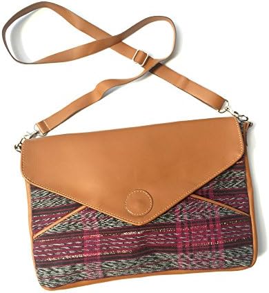 Ethically Sourced Clutch Purse With Cross Body Strap