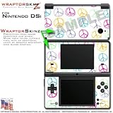 Nintendo DSi Skin Kearas Peace Signs on White WraptorSkinz Skins (DSi NOT INCLUDED)