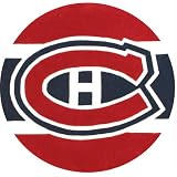 Anglo Oriental Montreal Canadiens Round Logo Floor Rug 30In Round