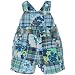 Baby : tropical plaid shortalls(captain 12mos)