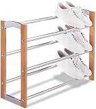 Shoe Rack- 3 Tier Expands Expandable