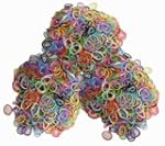 1800 Mixed Rubber Band Color Bands wi...